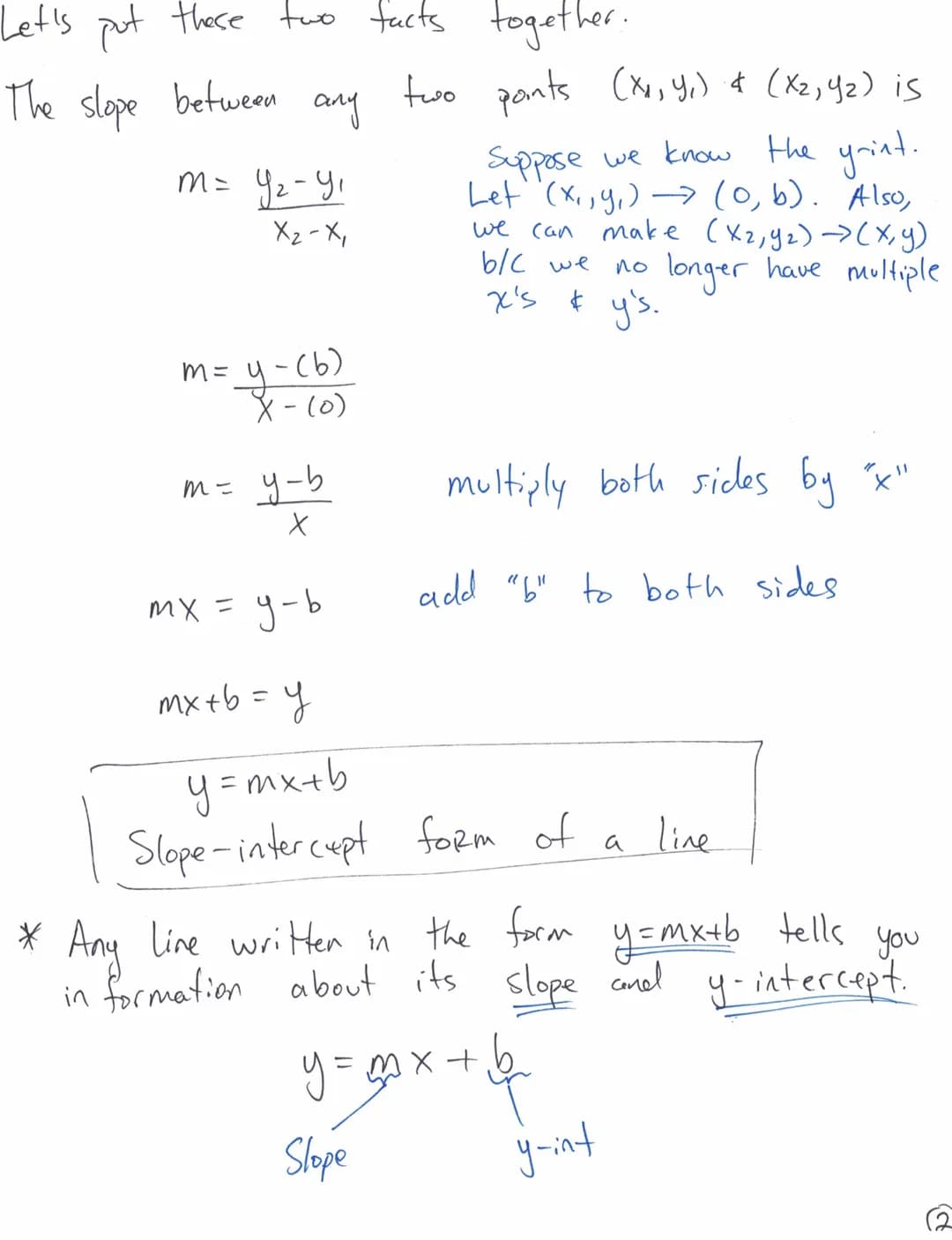 Ex Sketch
2x+y=3
* to know the slope & g-intercept, the equation needs
to be
slope-intercept form (y=mx+b).
AKA:
у.
in
Solve for
2x +y = 3
-