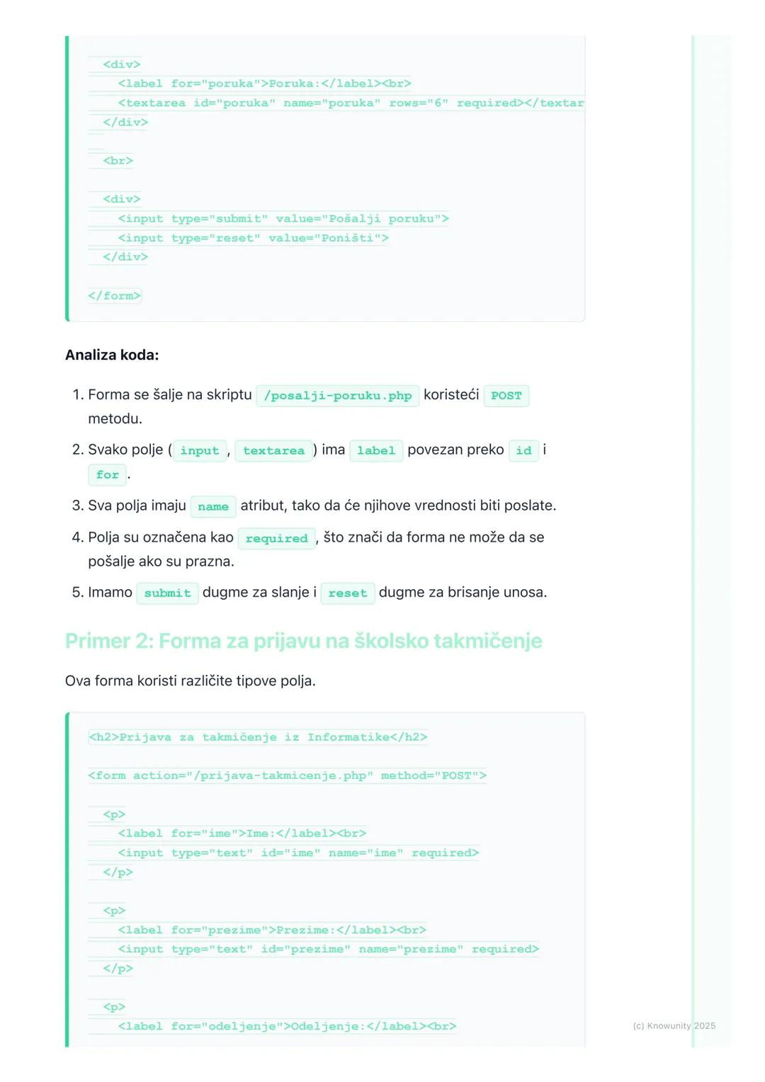 # HTML-forme

Uvod u HTML forme

HTML forme (obrasci) su ključni deo interaktivnih veb stranica. Služe za
prikupljanje podataka od korisnika