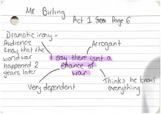 Know Mr Birling quotes thumbnail