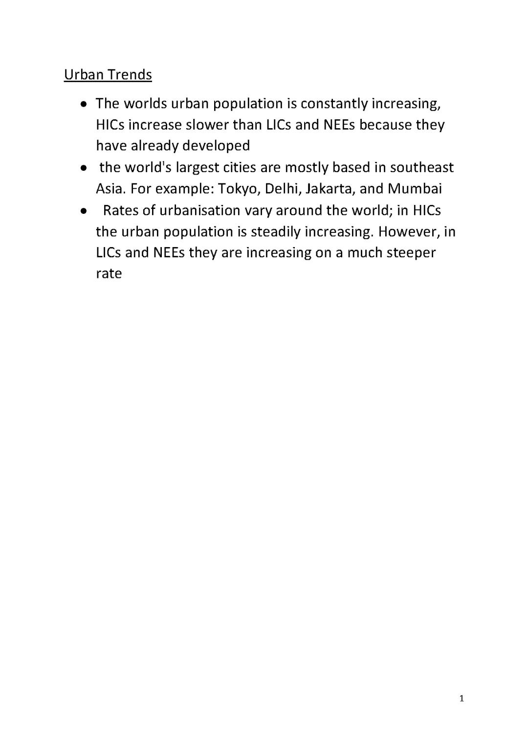 Urbanization Trends in Southeast Asia and Economic Opportunities in Lagos