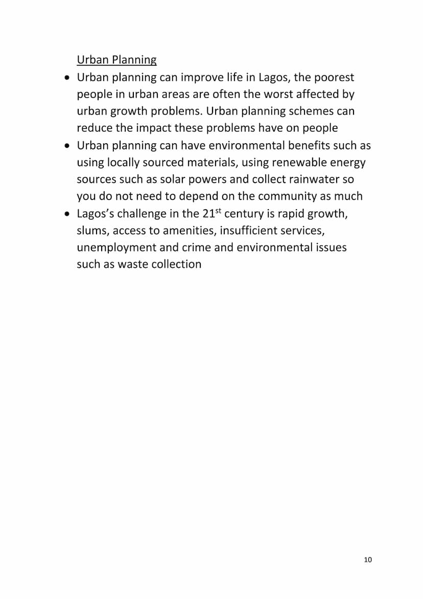 Urban Trends
• The worlds urban population is constantly increasing,
HICs increase slower than LICs and NEEs because they
have already devel