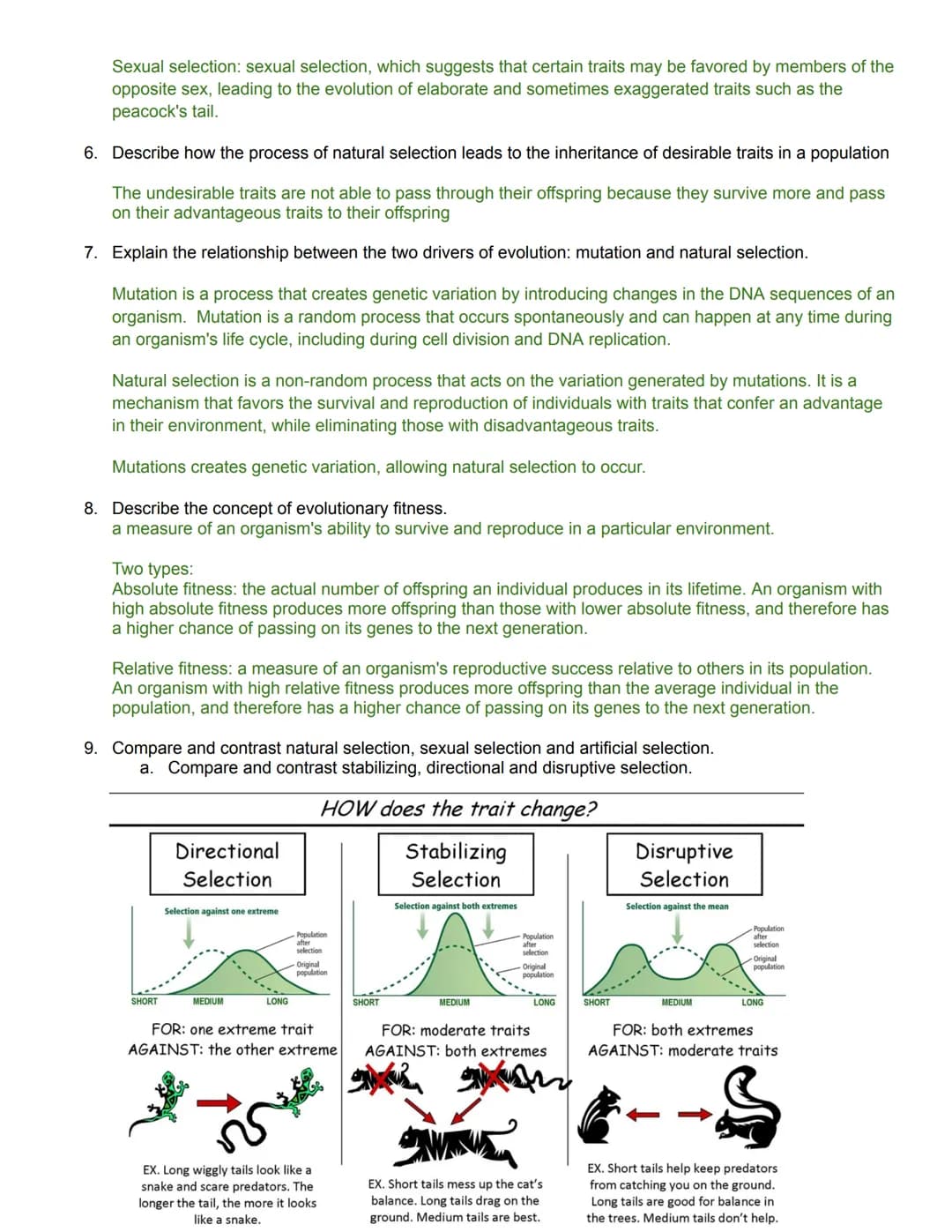 Honors Biology Learning Targets: Evolution 2023
Chapters: 19.1, 19.2, 20.1, 20.2, 20.3, 24.1, 24.2, 24.5 (490-492 only)
1. Define evolution.
