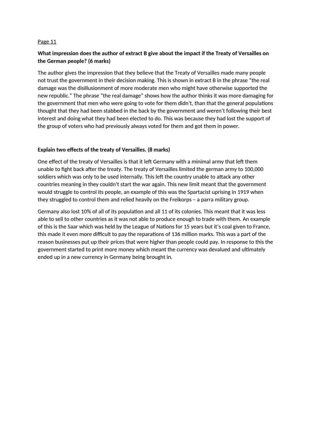 <h2 id="theimpactofthetreatyofversaillesonthegermanpeople">The Impact of the Treaty of Versailles on the German People</h2>
<p>The author of