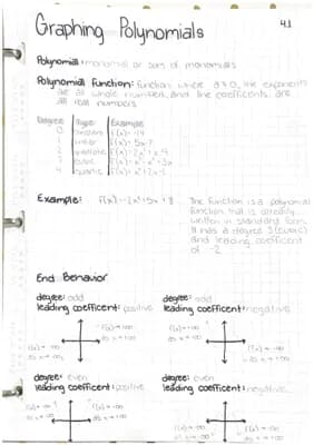 Know Understanding Polynomial Functions: Degree, Coefficients, and Behavior thumbnail