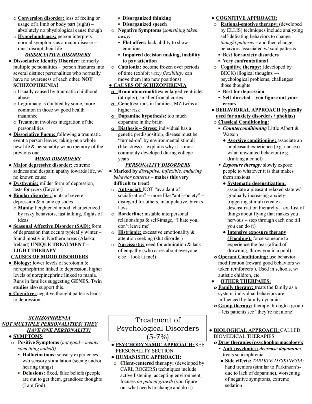 AP Psychology Study Guide
Operational Definition: clear, precise,
typically quantifiable definition of your
variables - allows replication
•