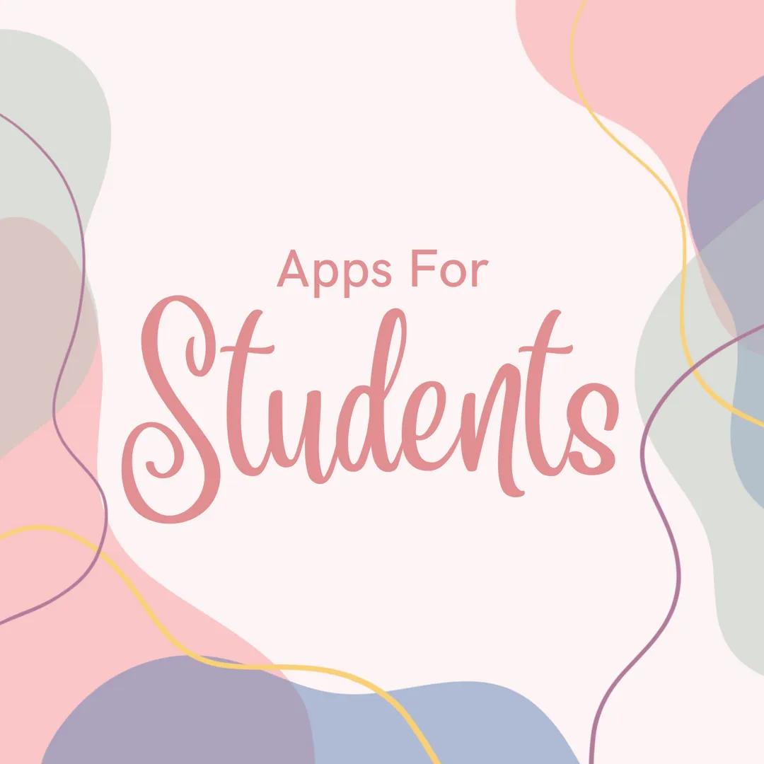 Apps For
Students StudySmarter
This app is similar to
quizlet. I use this app
to make my flash cards
as it has a spaced
repition option
Quiz