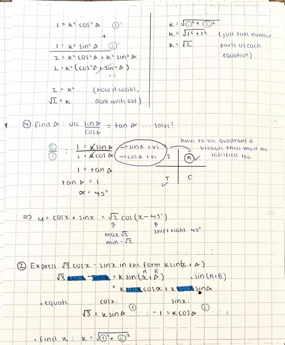 WAVE FUNCTION
Any combination of sine and cosing functions can be written in the form:
ksin (x²x) OR K COS (x + x)
↑
↑
amplituck
horizontal
