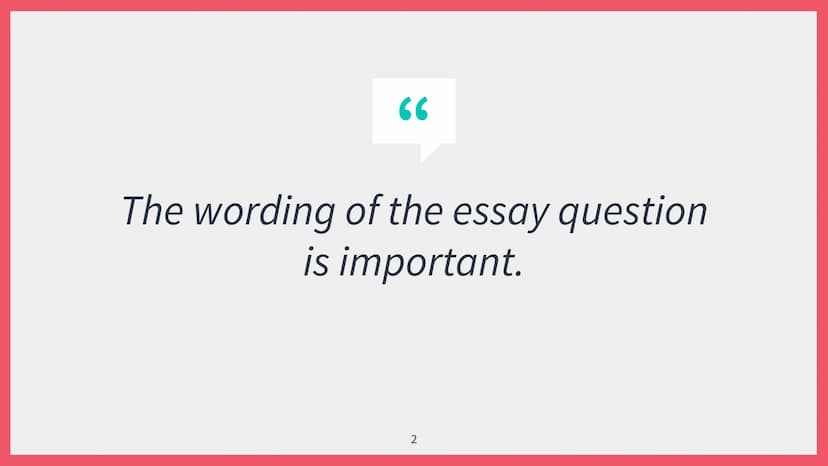 ㄷ
HIGHER CRITICAL ESSAY
ADVICE 66
The wording of the essay question
is important.
2 HIGHER ENGLISH
CRITICAL ESSAY
MARKING CRITERIA
How well 