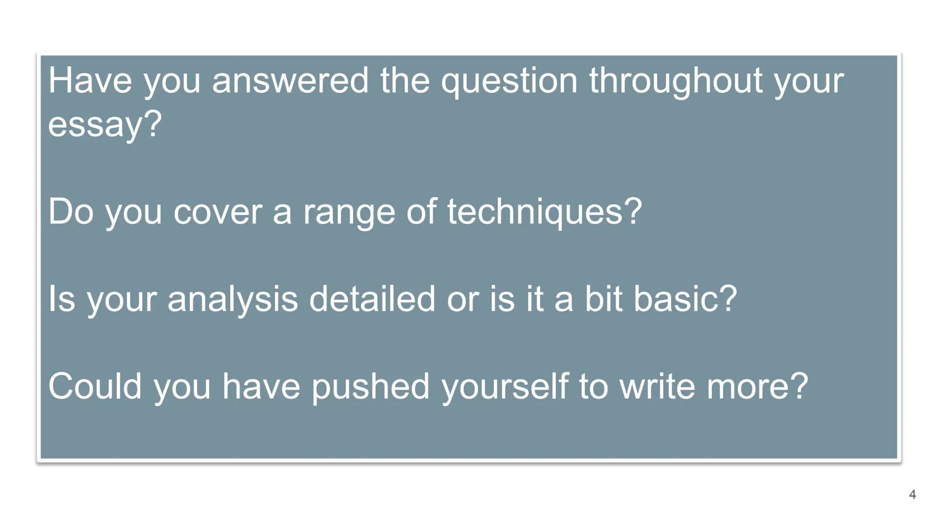 ㄷ
HIGHER CRITICAL ESSAY
ADVICE 66
The wording of the essay question
is important.
2 HIGHER ENGLISH
CRITICAL ESSAY
MARKING CRITERIA
How well 