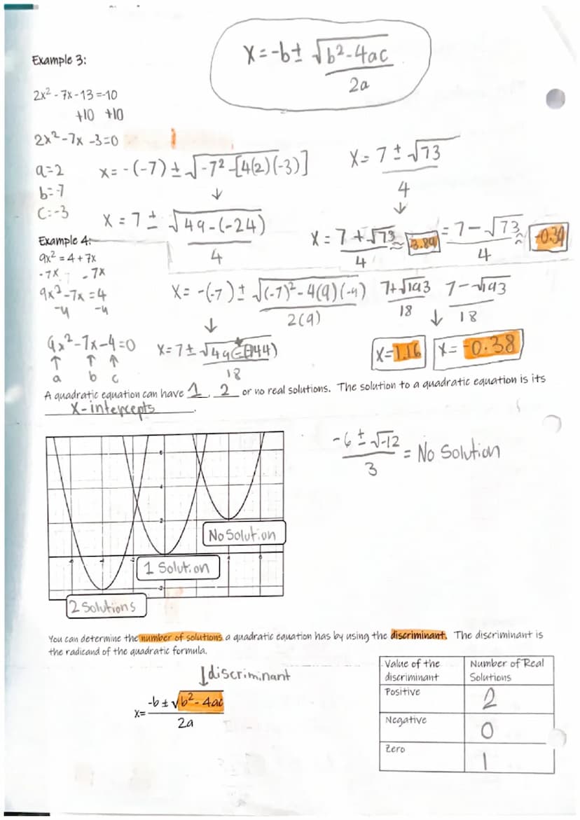 <h2 id="quadraticformulanotesforbeginners">Quadratic Formula Notes for Beginners</h2>
<p>Quadratic equations are usually written in standard