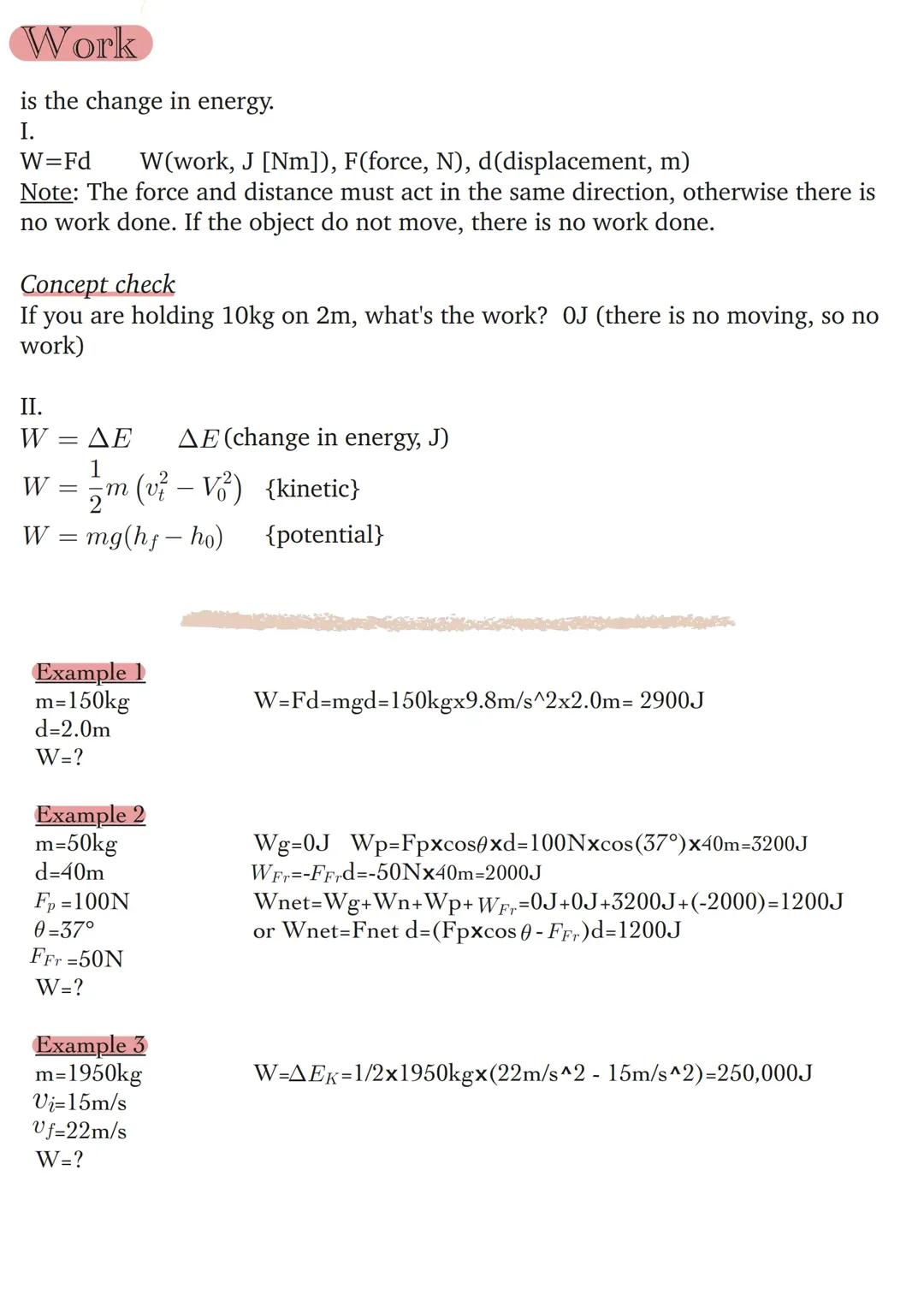 Understanding Easy Physics: Work, Energy Equations & Fun Energy Conservation Examples