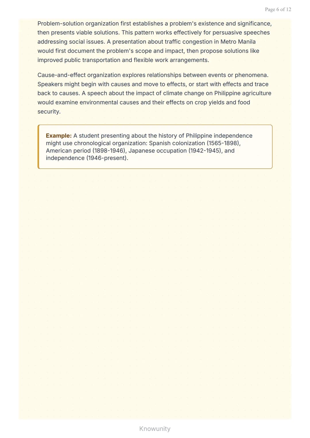 Effective Public Speaking: Speech Preparation and Organization
Master speech preparation and organization for effective
presentations
What Y