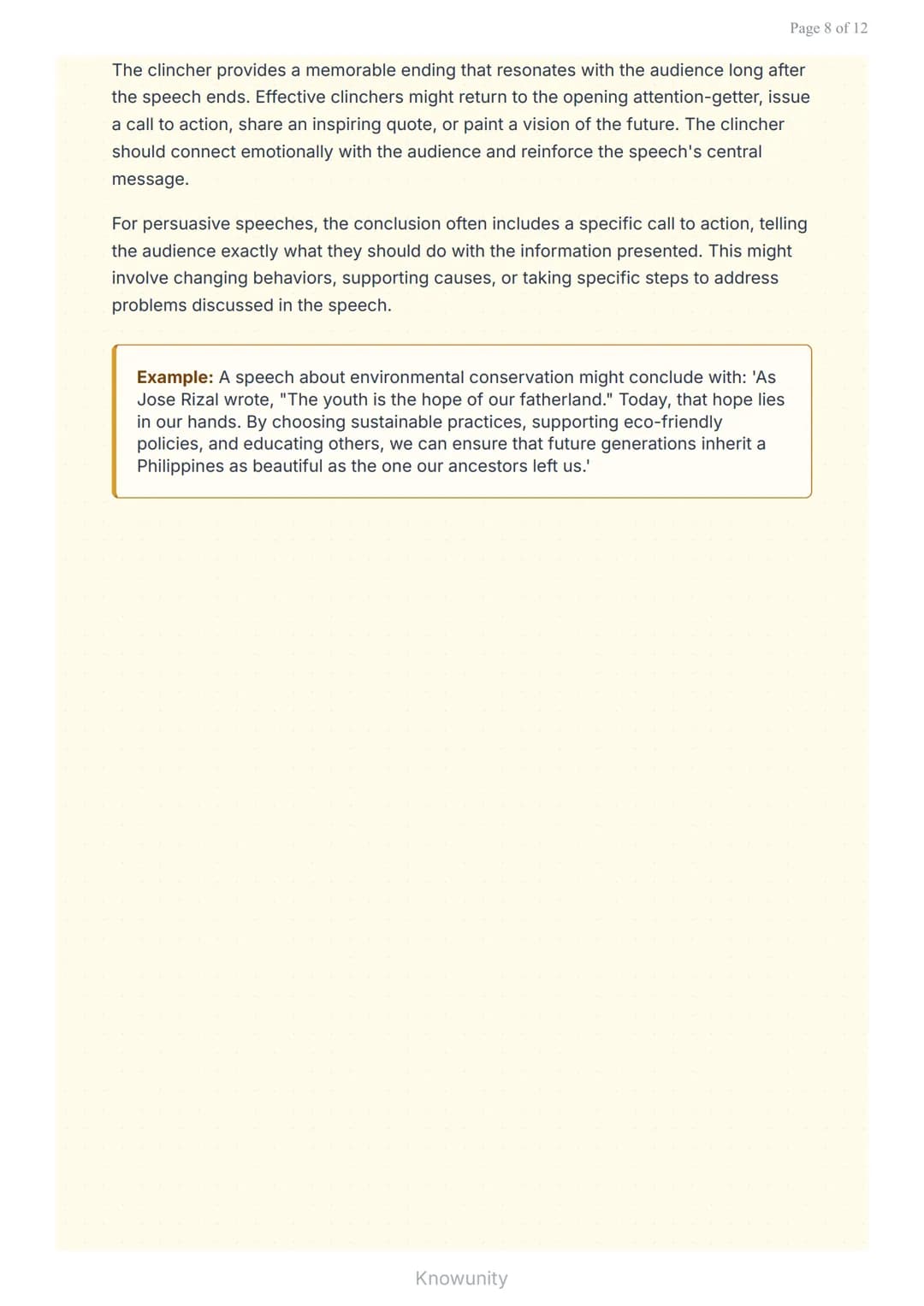 Effective Public Speaking: Speech Preparation and Organization
Master speech preparation and organization for effective
presentations
What Y