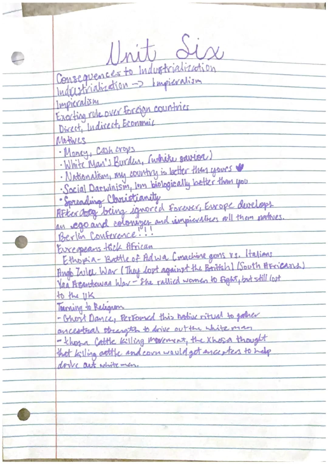 AP World- Unit 6 notes
