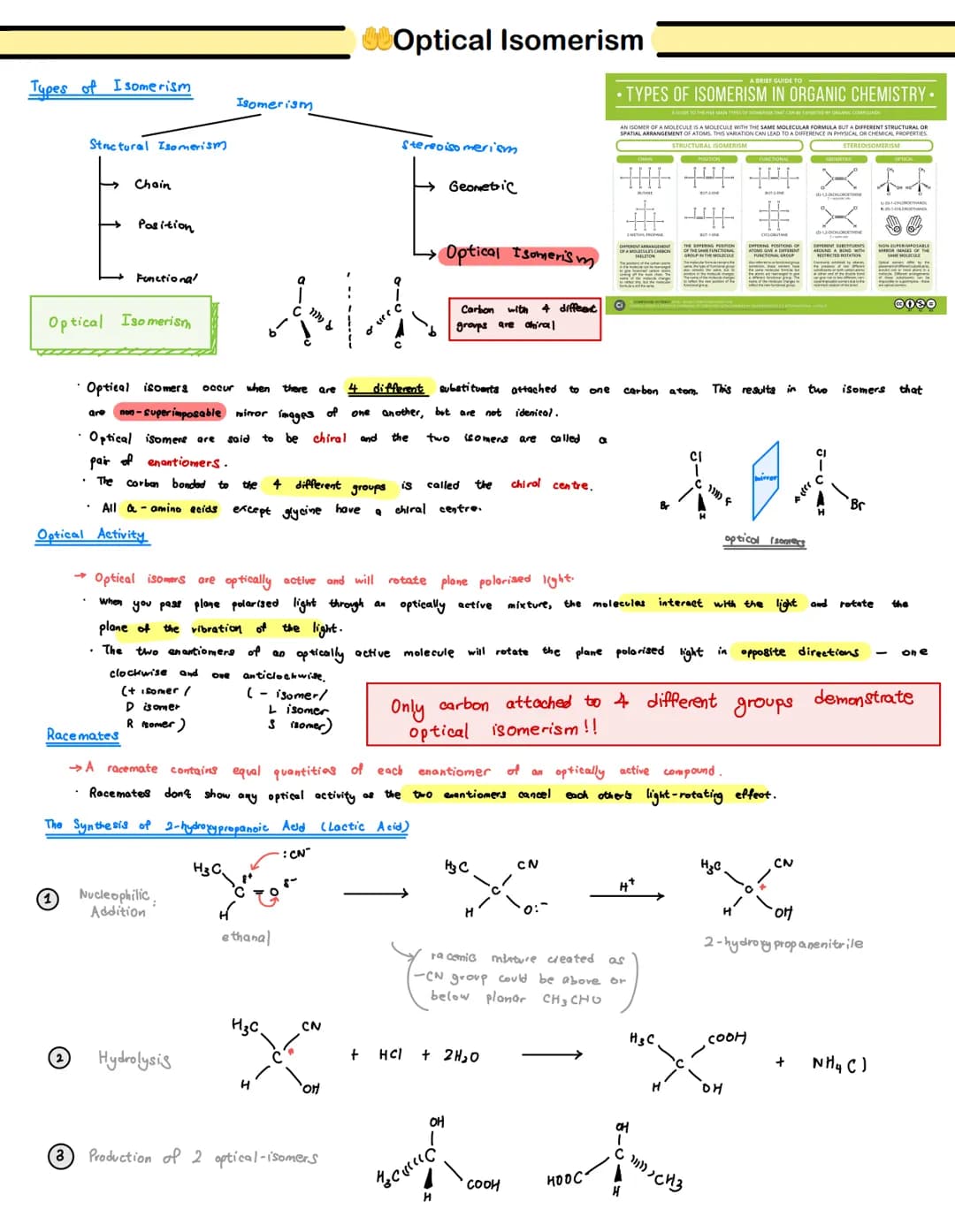 
<h2 id="structuralisomerism">Structural Isomerism</h2>
<ul>
<li>Chain</li>
<li>Position</li>
<li>Functional</li>
</ul>
<h2 id="stereoisomer