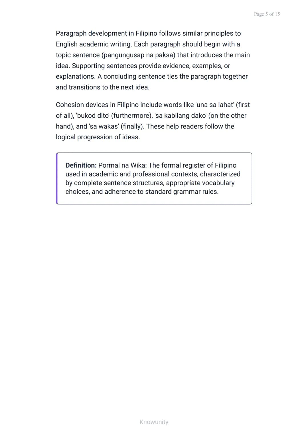 Academic and Professional Communication: Writing in Filipino
and English
Master academic writing skills in both Filipino
and English languag
