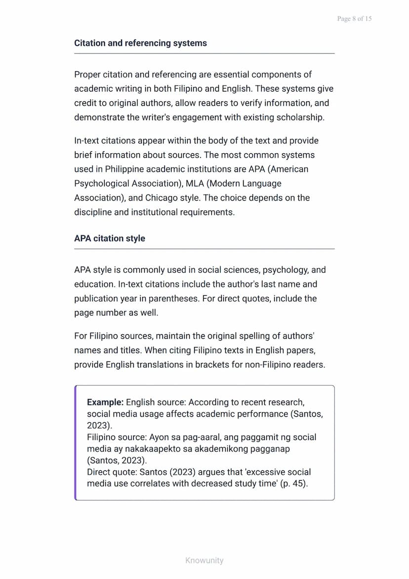 Academic and Professional Communication: Writing in Filipino
and English
Master academic writing skills in both Filipino
and English languag
