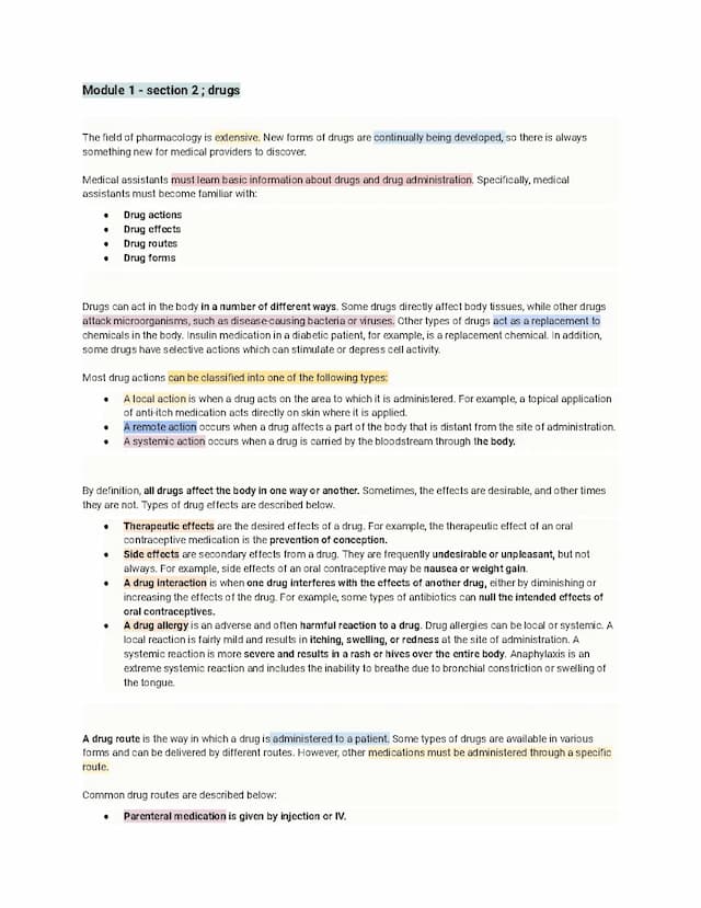 Know Pharmacology - Drugs - Section 1 thumbnail
