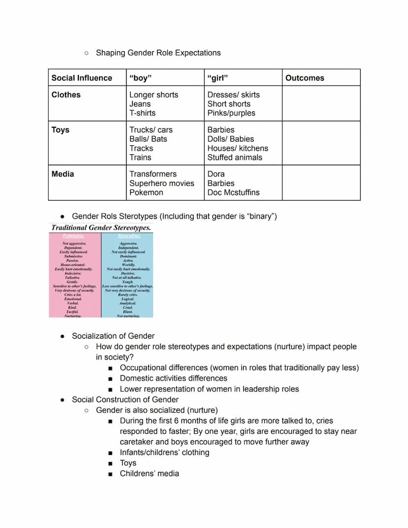 Women's and Gender Studies
• Key Definitions
● Women's and Gender Studies (WGS), Feminism
O The field of women's and gender studies emerged 