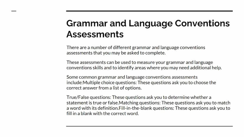 Grammar and Language
Conventions
Intro What are Grammar and Language
Conventions?
Grammar and language conventions include the following:
Se