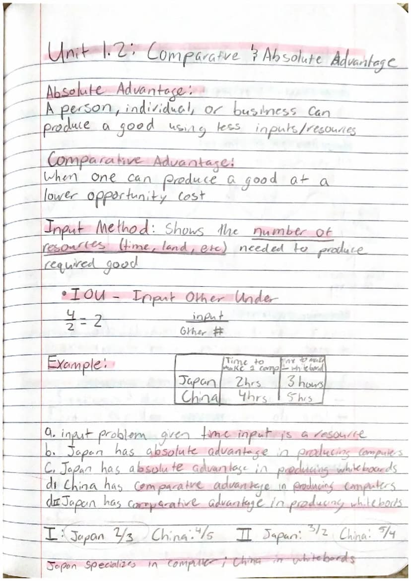 Unit 1.1: Scarcity, Opportunity Cost, Production, PPC
Scarcity Limited resources, Limitless want
ex. phones, coal, water, gas
Terms of exist