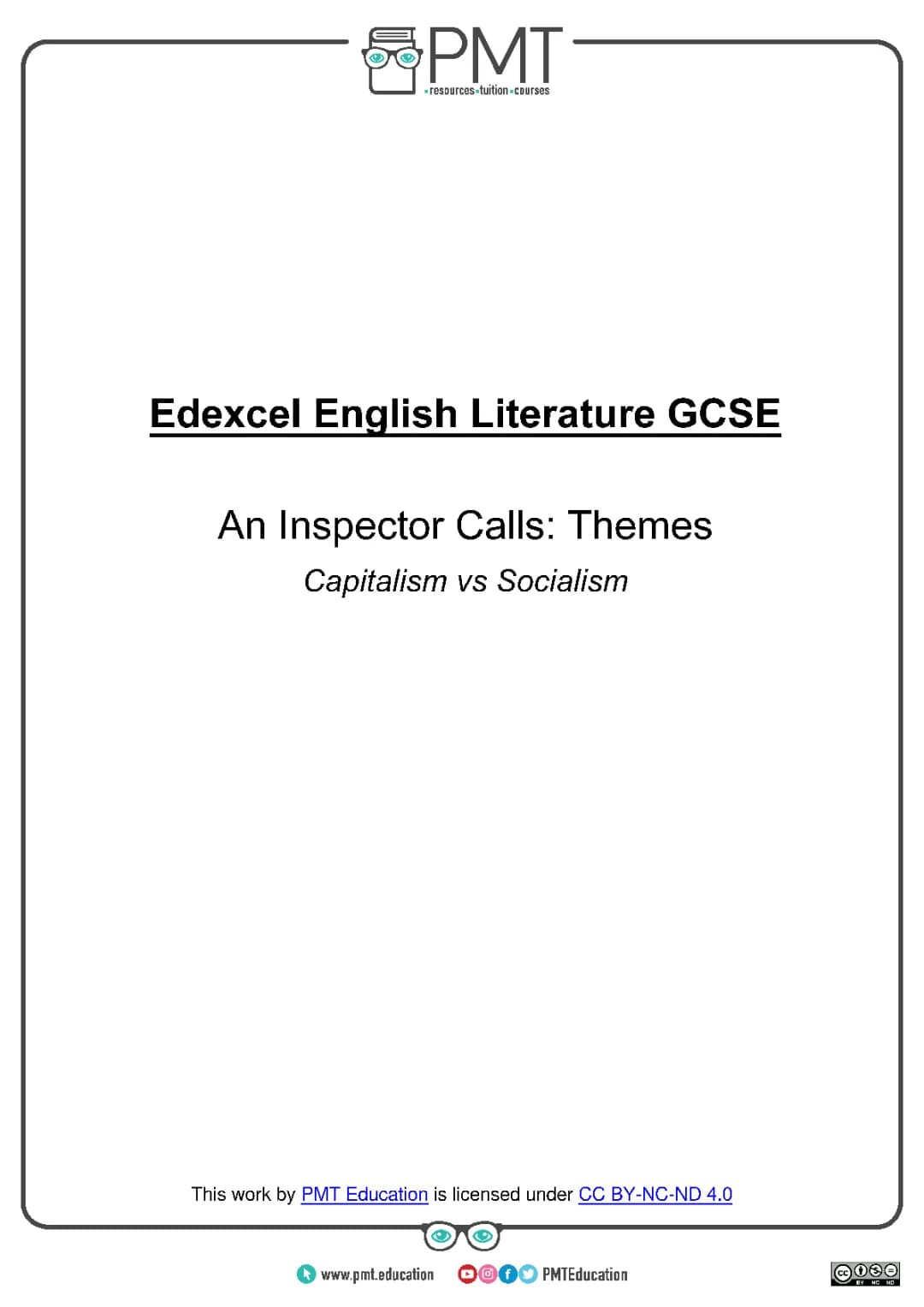 Understanding Capitalism vs Socialism in An Inspector Calls: Quotes and Ideas