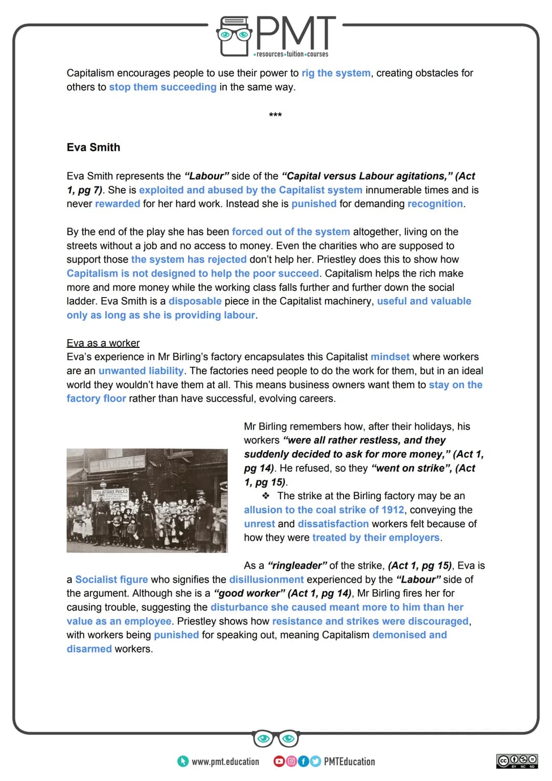 PMT
-resources-tuition-courses
Edexcel English Literature GCSE
An Inspector Calls: Themes
Capitalism vs Socialism
This work by PMT Education