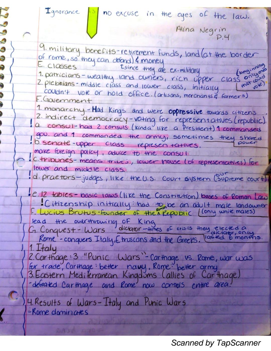 10
Roman shields are cur ved so
they
can deflect spears.
No one should have too much power for too long.
(Idea of Cincinnatus and a bit of G