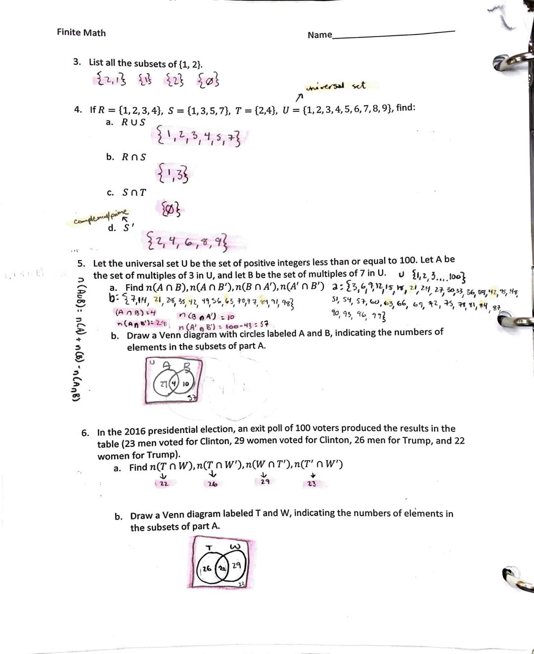 Finite Math

Chapter 7 Reference Sheet

$n(AUB) = n(A) + n(B)-n(A ∩ B)$

If 2 dice are rolled:

Deck of cards:

A

24

34

24

2

24

34

34