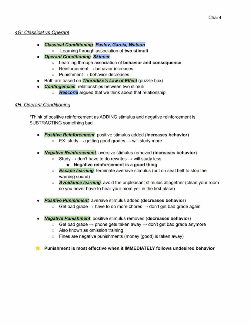 4A: Researchers
(skip)
4B: Interpret Graphs
Strong
Strength
of CR
Weak
Acquisition
(CS+US)
Time
4C-D: Types of Learning
Unit 4: Learning (7-