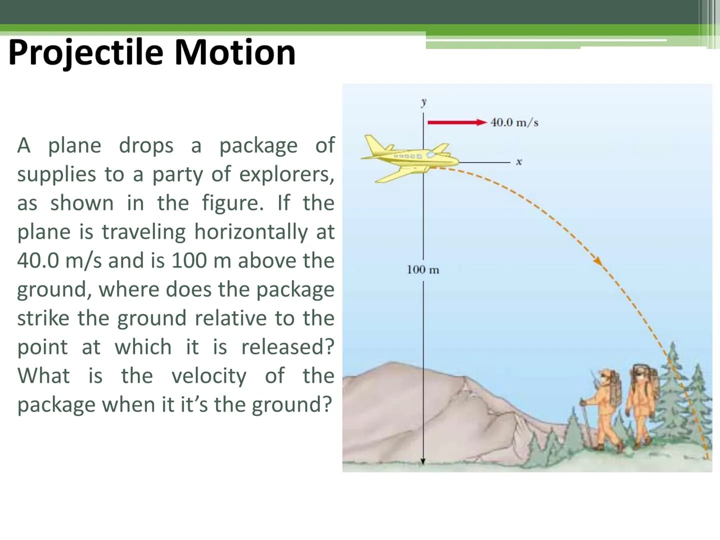 General Physics 1
Motion Motion in Two or Three Dimension
y
y
Position P of a particle
at a given time has
coordinates x, y, z.
xî
P
zk
Posi