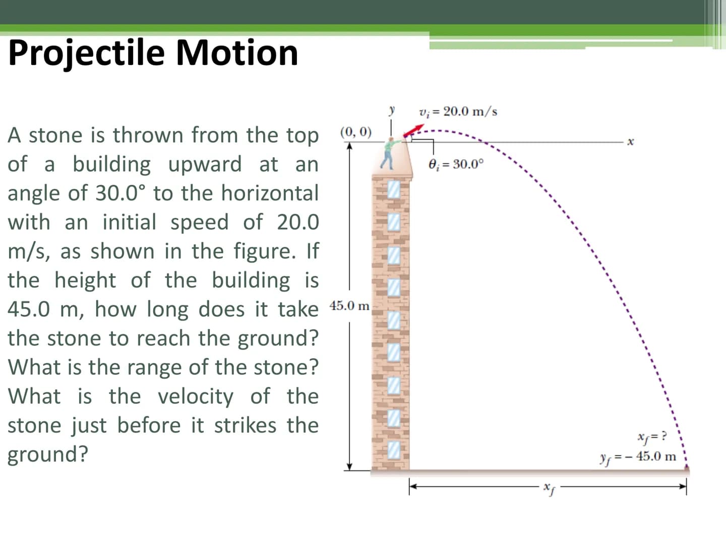 General Physics 1
Motion Motion in Two or Three Dimension
y
y
Position P of a particle
at a given time has
coordinates x, y, z.
xî
P
zk
Posi