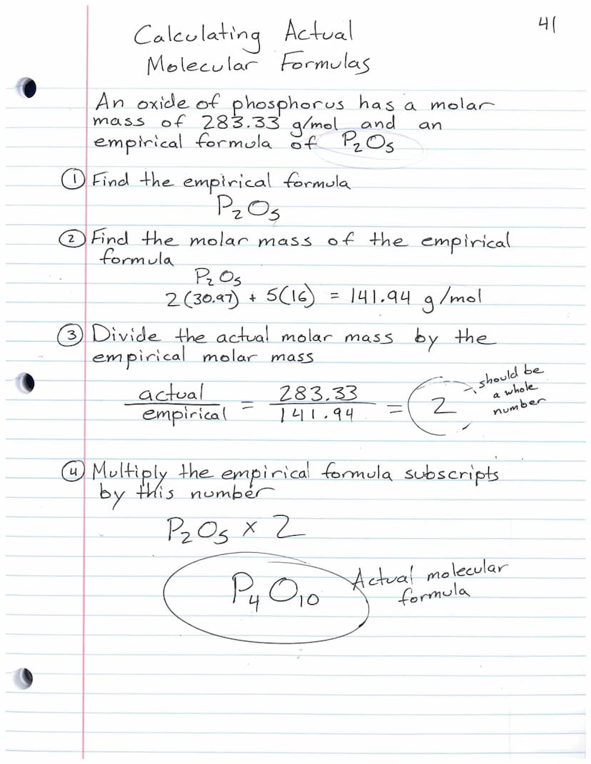 The Mole
A mole is a unit for the amount of something
1 mole = 6.02.18 of something
`Avogadro's number
it is useful because.
we cannot see i