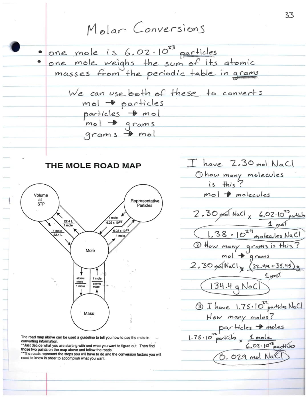 The Mole
A mole is a unit for the amount of something
1 mole = 6.02.18 of something
`Avogadro's number
it is useful because.
we cannot see i