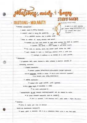 Know honors chem 1 unit 8 study guide (solutions, acids, and bases) thumbnail