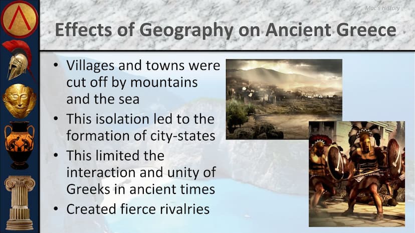 C
33335
Me
1333
ANCIENT GREECE
The Minoan and Mycenaean
Civilizations SAVARKAAAAANAAAT
Sor
Geography of Greece
Greece is located on the
Balk