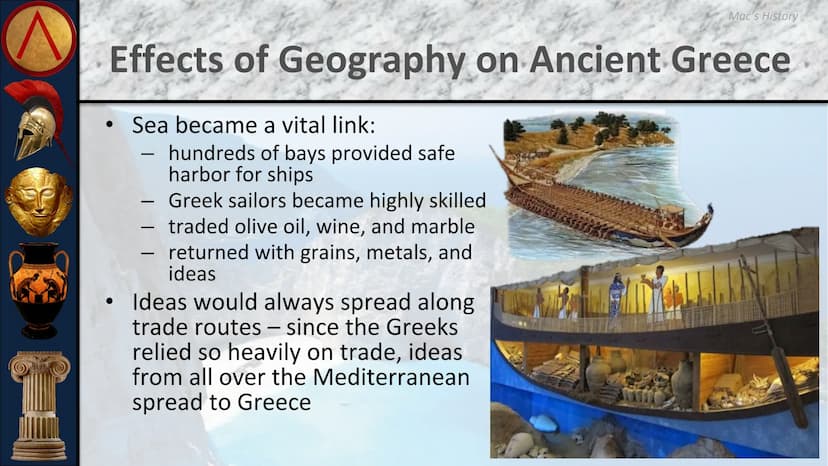 C
33335
Me
1333
ANCIENT GREECE
The Minoan and Mycenaean
Civilizations SAVARKAAAAANAAAT
Sor
Geography of Greece
Greece is located on the
Balk