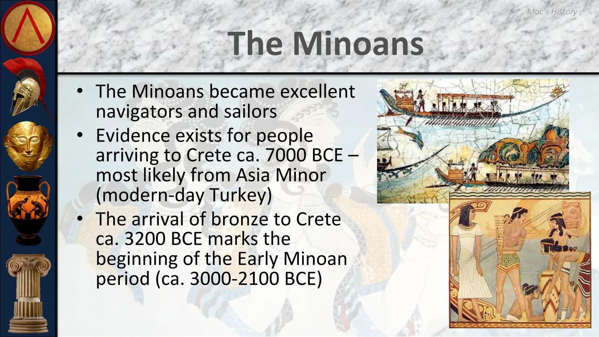 C
33335
Me
1333
ANCIENT GREECE
The Minoan and Mycenaean
Civilizations SAVARKAAAAANAAAT
Sor
Geography of Greece
Greece is located on the
Balk