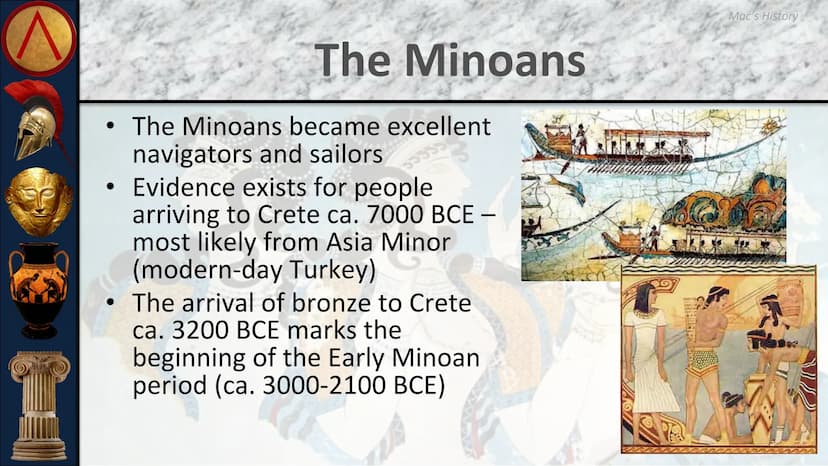 C
33335
Me
1333
ANCIENT GREECE
The Minoan and Mycenaean
Civilizations SAVARKAAAAANAAAT
Sor
Geography of Greece
Greece is located on the
Balk