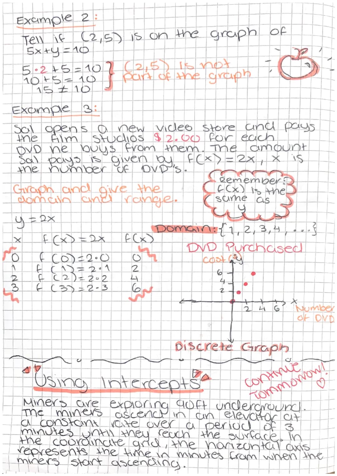10/20/23
Lesson 32
•Understanding Linear Functions!
All linear function behave similarly!
a constant change in & corresponds to
a constant c