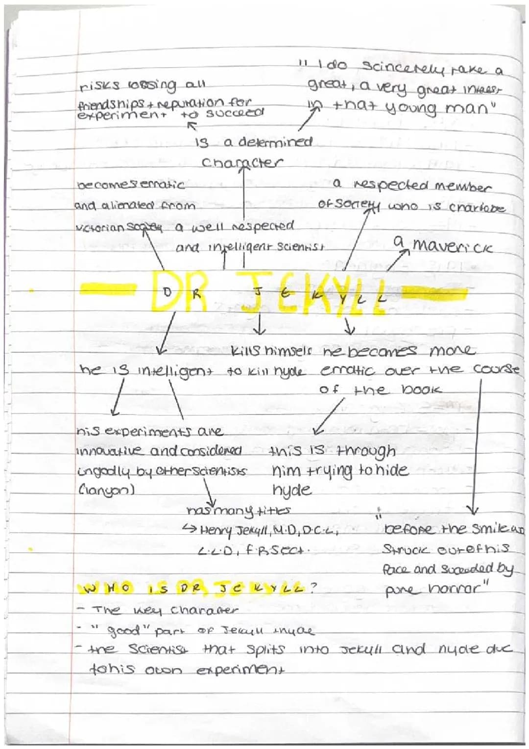 Study Notes for Jekyll and Hyde PDF: Characters, Themes & Victorian Society