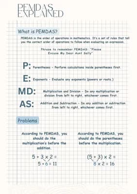 Know Understanding PEMDAS: Order of Operations in Mathematics thumbnail