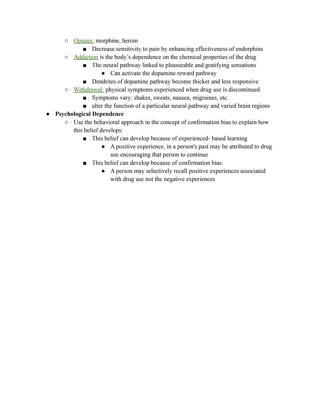 Unit 2: Biopsychology
The biological roots of behavior and thought. It connects the brain, nervous system, and
neurotransmitters to thoughts