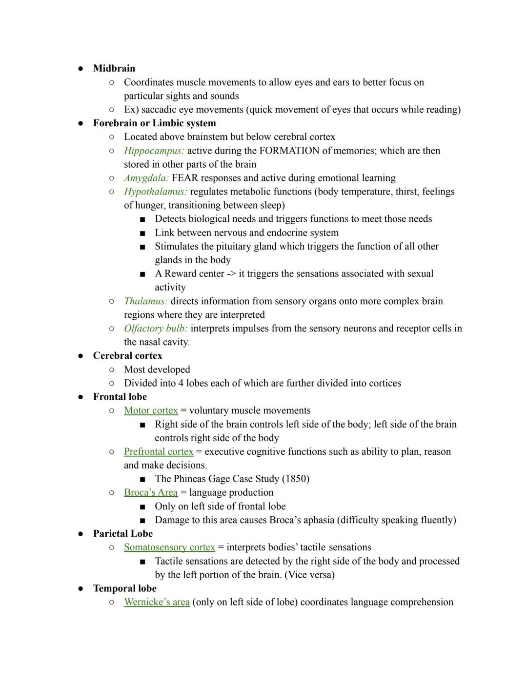 Unit 2: Biopsychology
The biological roots of behavior and thought. It connects the brain, nervous system, and
neurotransmitters to thoughts