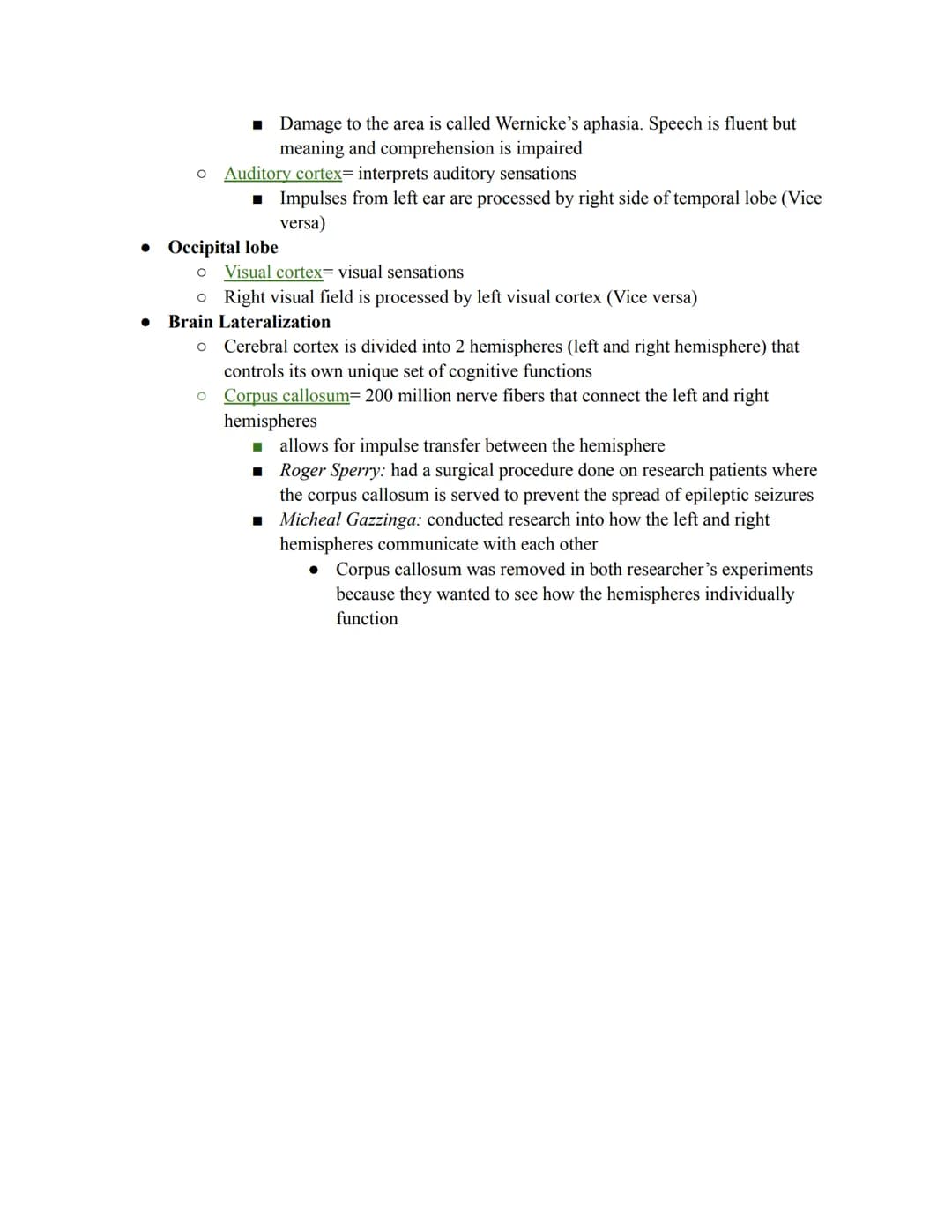 Unit 2: Biopsychology
The biological roots of behavior and thought. It connects the brain, nervous system, and
neurotransmitters to thoughts