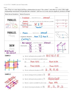 Know Parallel Lines and Transversals thumbnail