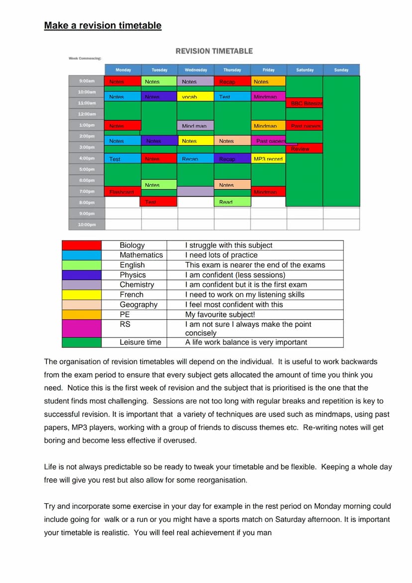 Revision Where
do I start?
-
Mocks - What
can I learn from
them?
Study, Revision and
Exam Tips
Sleep - Is it really
important?
Memory - How
