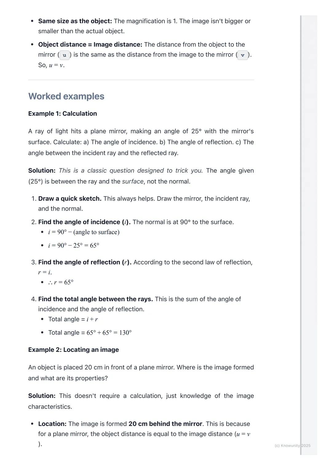 # Reflection of Light

An introduction to reflection

Reflection is what happens when light bounces off a surface. It's the reason
we can se