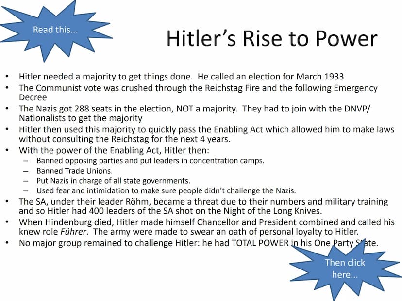 Nazi Germany: 1933-45
Revision Guide Contents
Hitler's Rise to Power - questions - answers
Nazi Propaganda – questions - answers
-
Nazi Inti