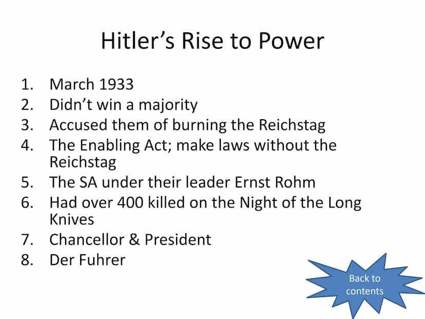 Nazi Germany: 1933-45
Revision Guide Contents
Hitler's Rise to Power - questions - answers
Nazi Propaganda – questions - answers
-
Nazi Inti